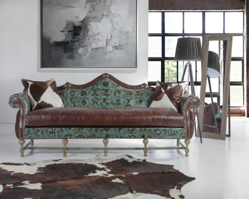 NC Furniture Manufacturer Old Hickory Tannery Sofa Setting